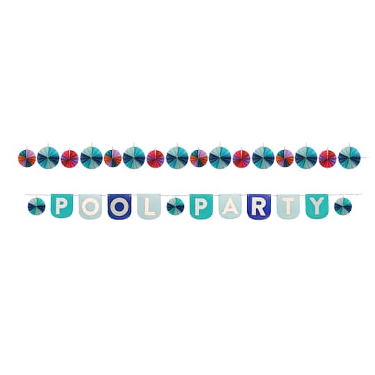 Jonathan Adler x Michaels Teal Pool Party Banner Set